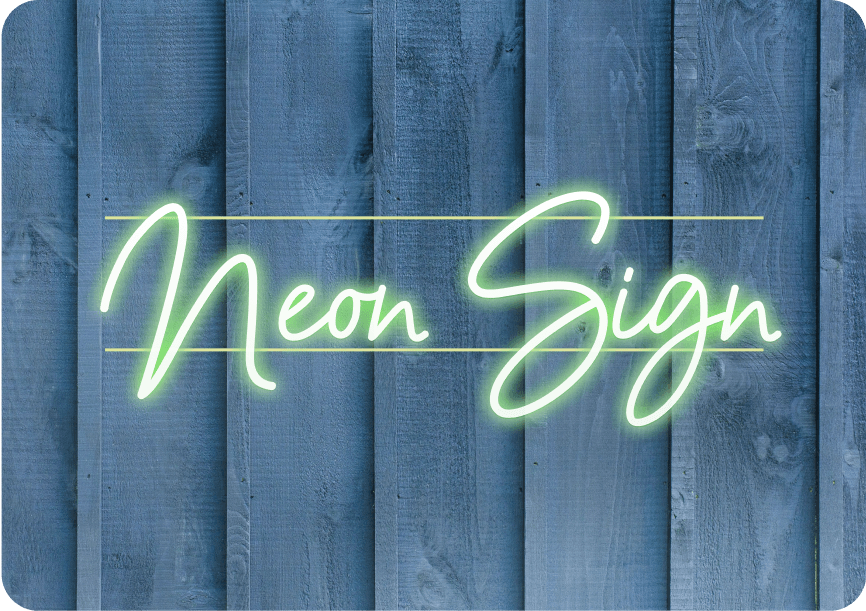 Neon Signs made with Sign Customiser