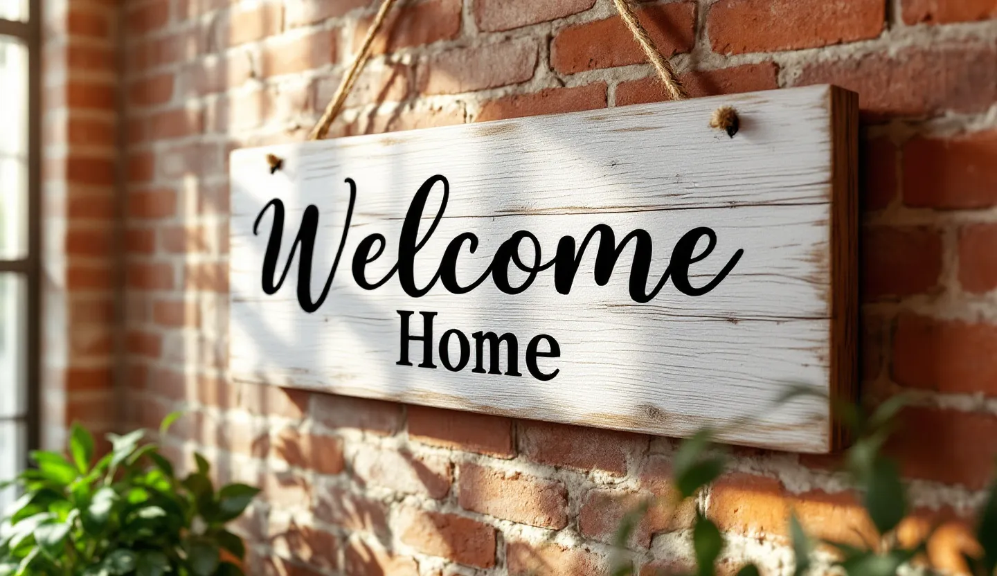 Wood sign for home decor signs