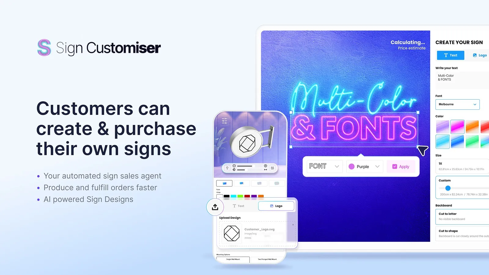 Sign Customiser cover banner