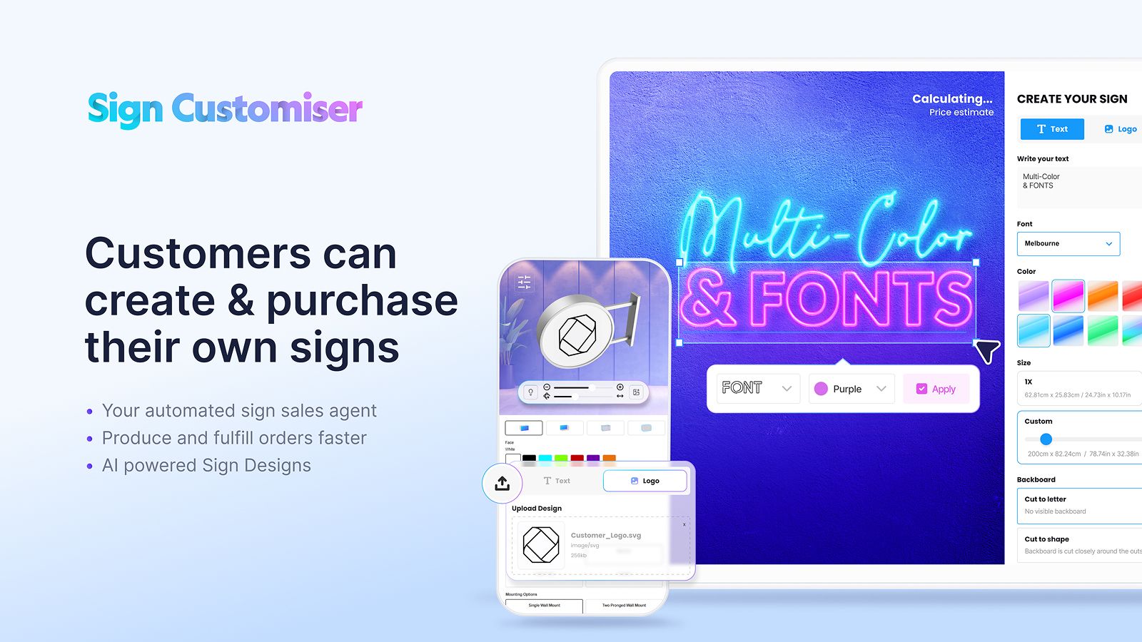 Sign Customiser cover banner