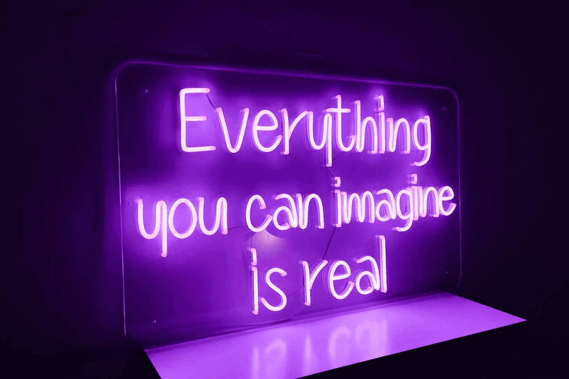 Inspiring quotes in neon: Aesthetic ideas for your stunning space