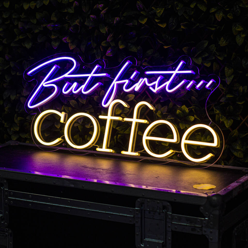 Creative ideas for aesthetic neon signs at restaurants