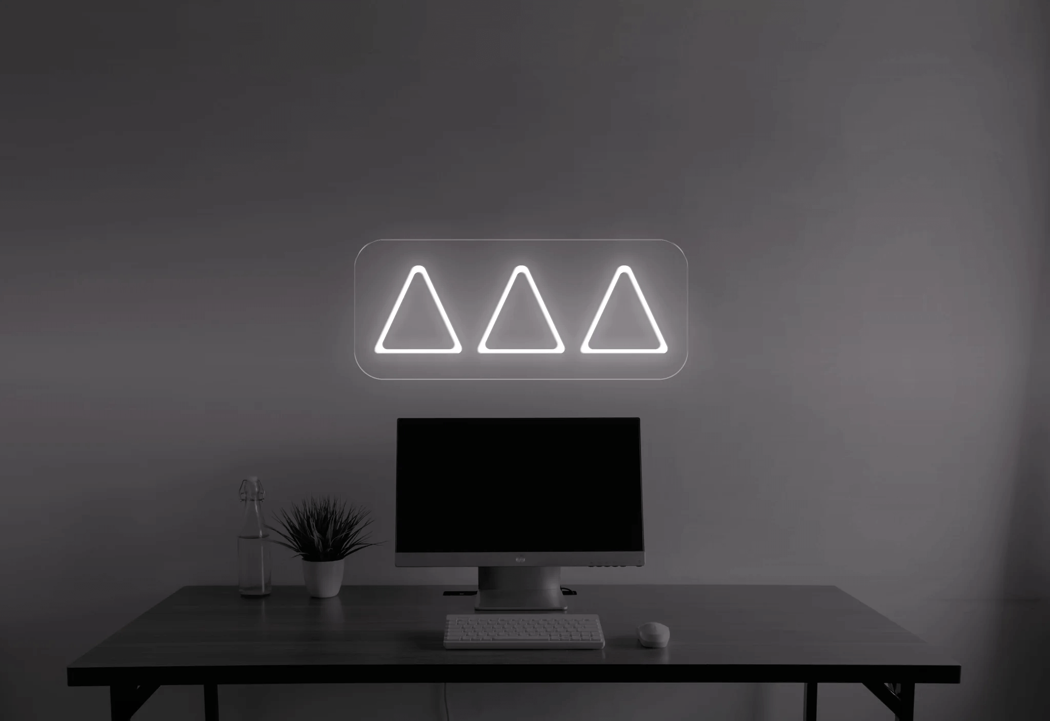 Minimalist neon signs