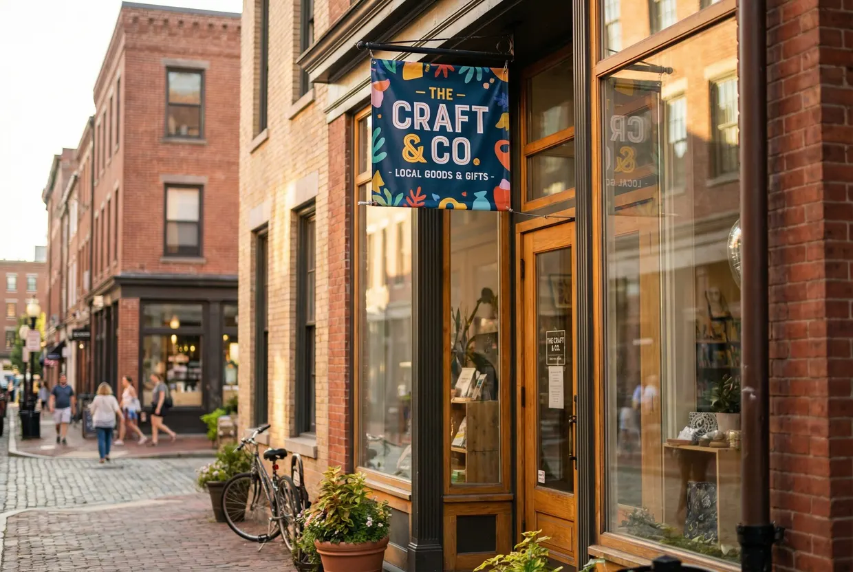 Custom banner and sign making tools for small businesses