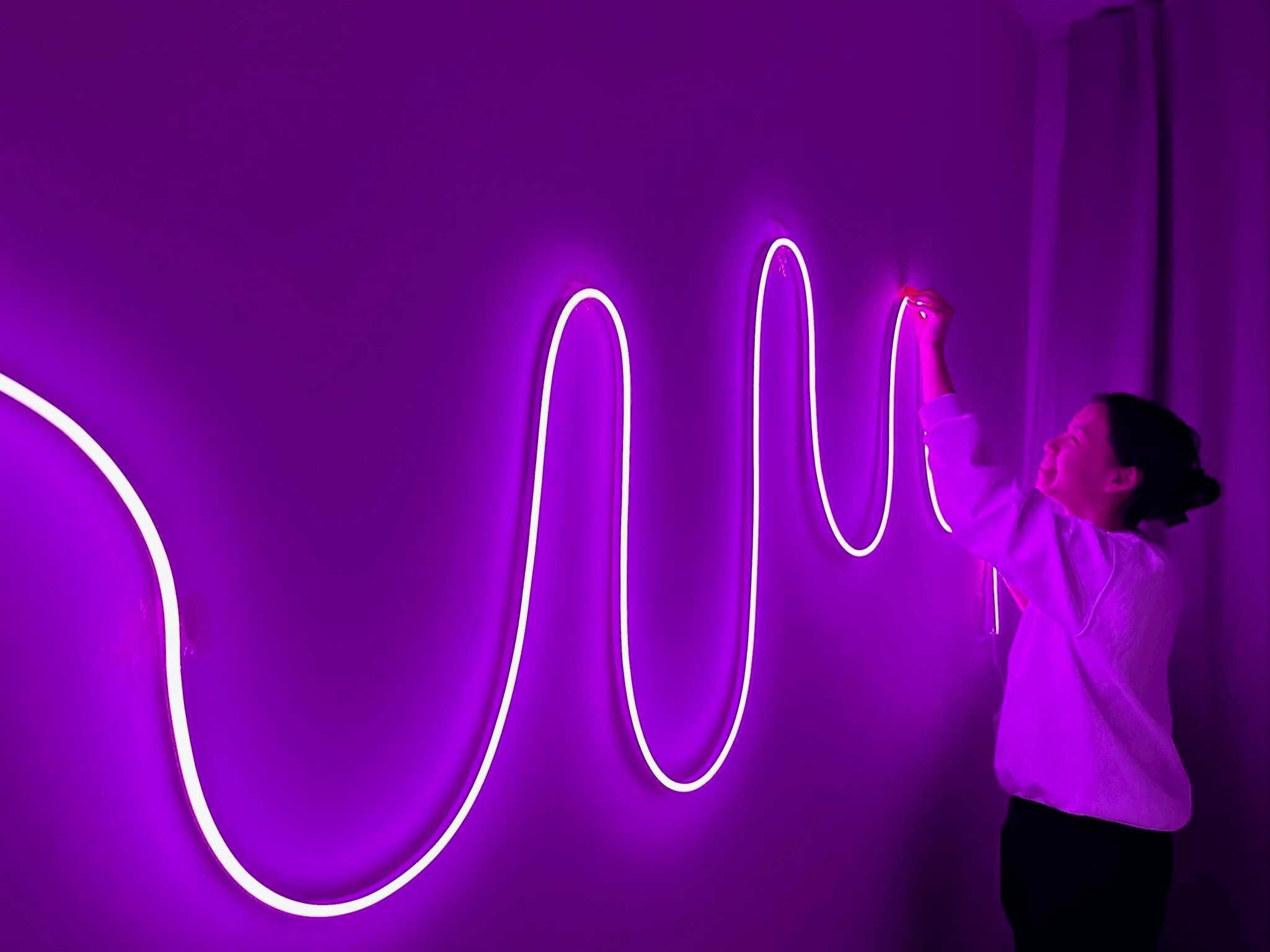 Meaning of purple neon color