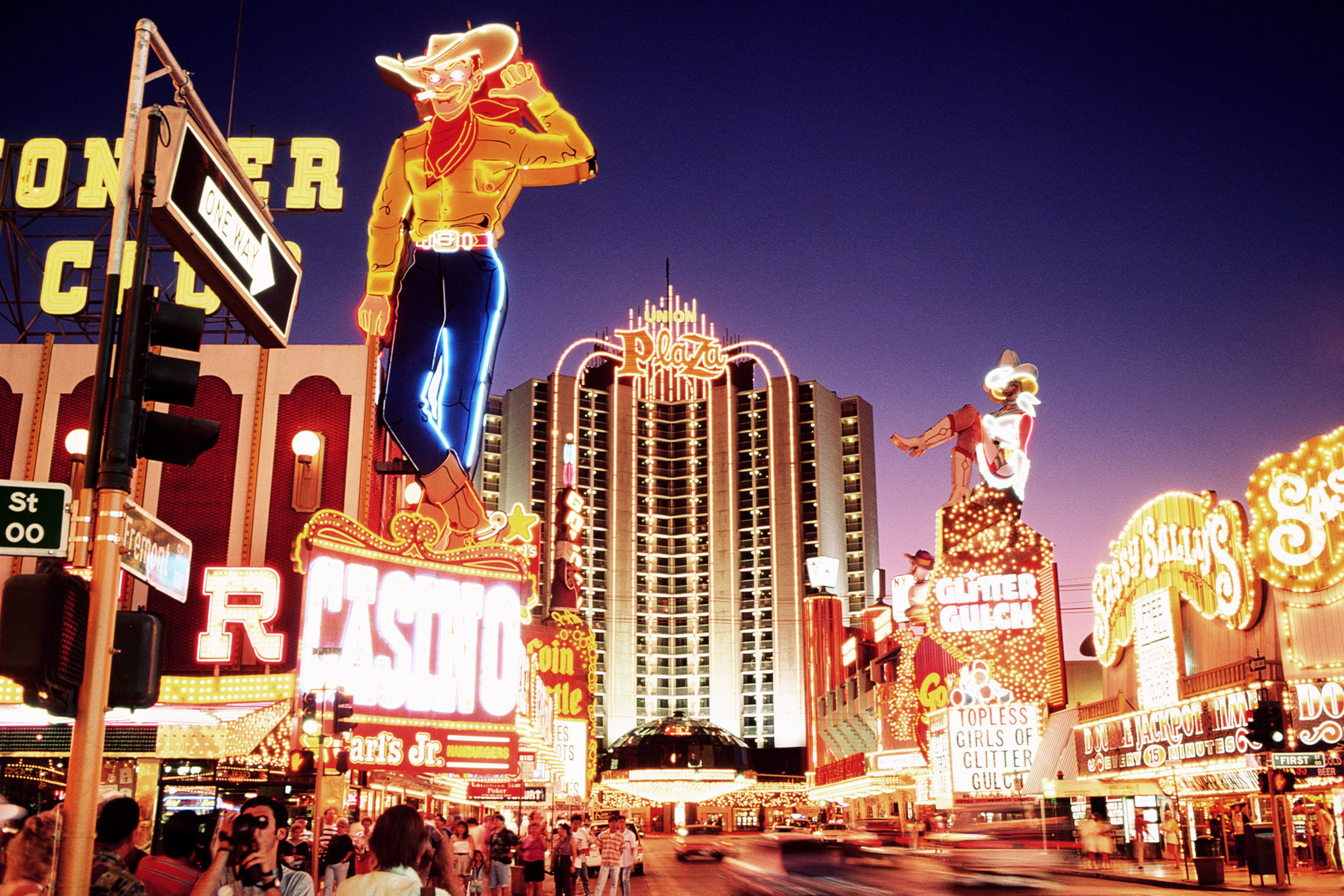 Neon signs in vegas.